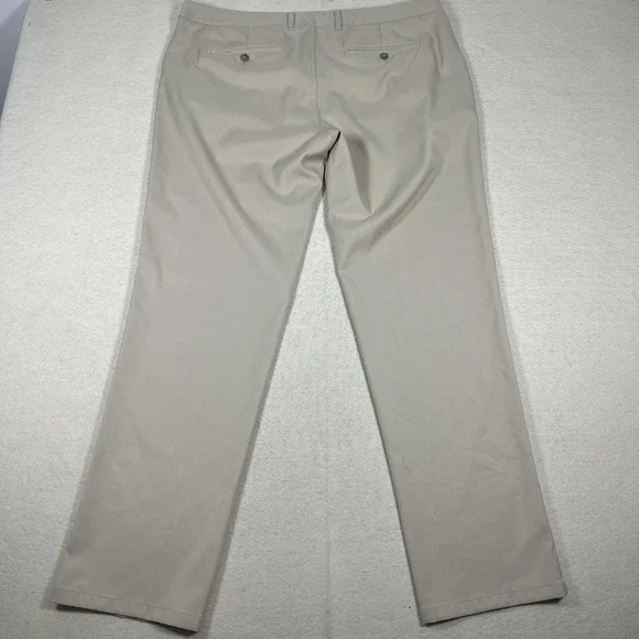 Mizzen+Main Pants Mens 38x32 Beige Baron Chino Athletic Performance Golf - Picture 8 of 8